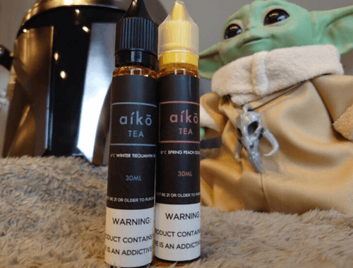 2 【極速出貨】Aiko -4度 黑冰鐵觀音/蜜桃烏龍 小煙油 30ml (35)