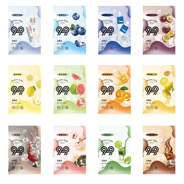 1 【極速出貨】99 奈踢奈 煙彈 Relx通用一代煙彈 10袋送1袋 (30)