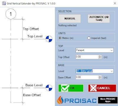 PROISAC-BIM-VDC Grid Vertical Extender