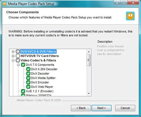 Media Player Codec Pack