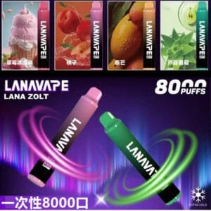 2 【極速出貨】LANA 一次性主機 電子煙 拋棄式 8000口 (30)